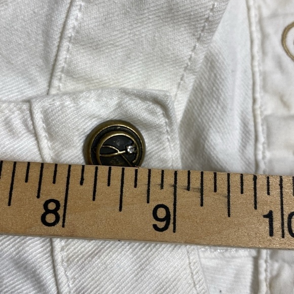 Grace boot, cut by cookie Johnson, white jeans, size 28 - Picture 6 of 8